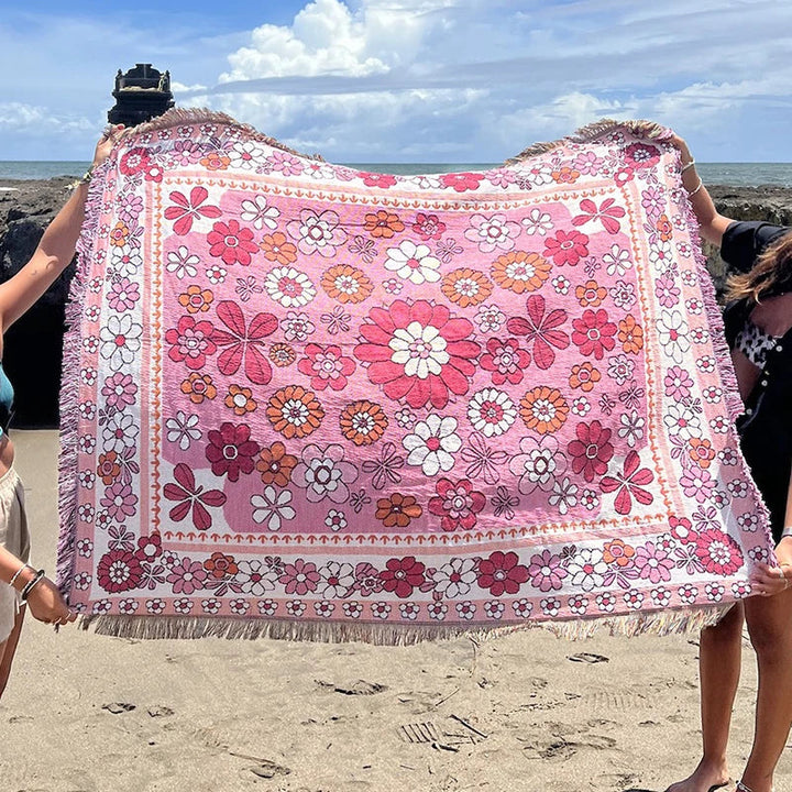 Lisslune | Floral Wall Tapestry Blanket