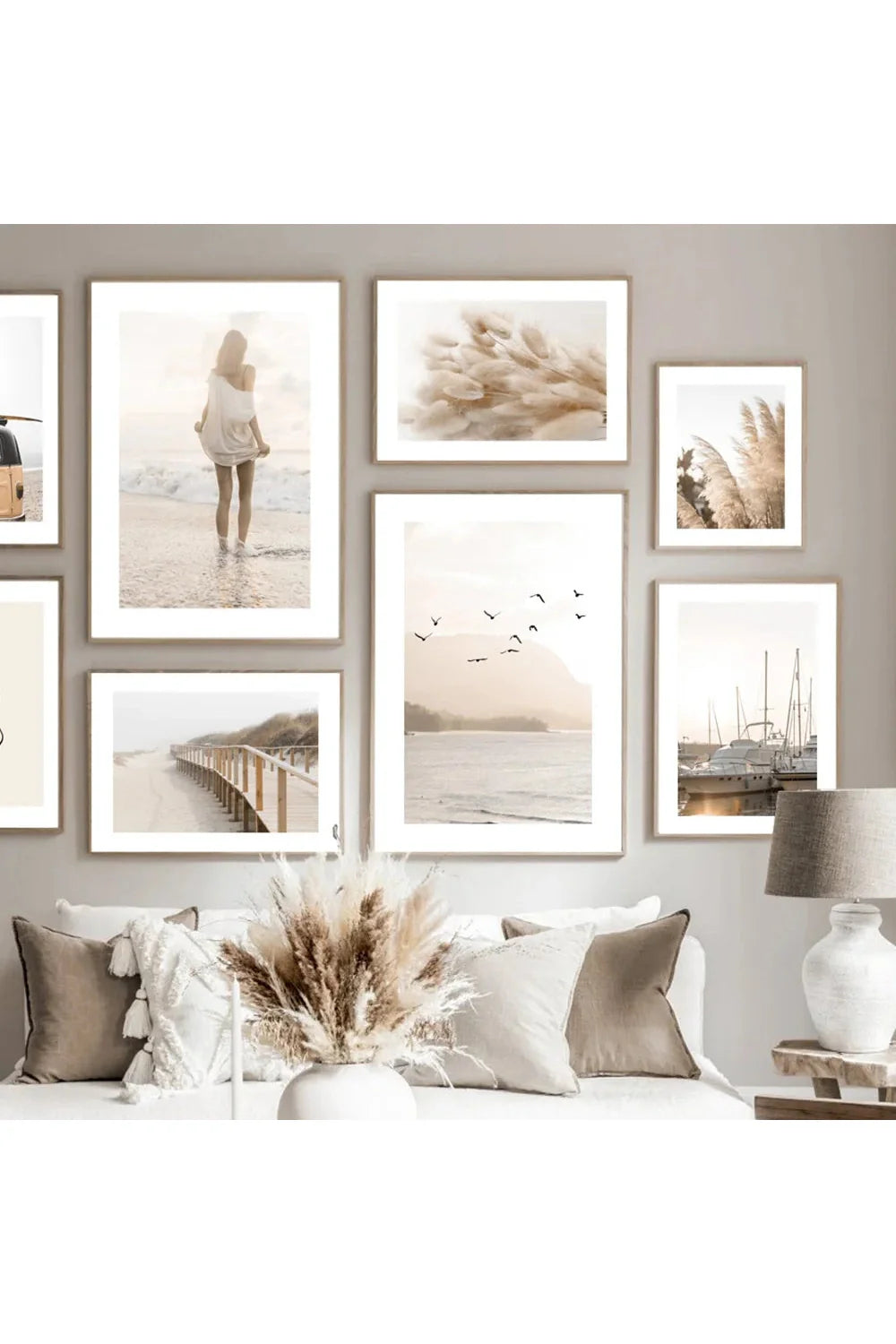 Lisslune | Surf & Travel Canvas Poster