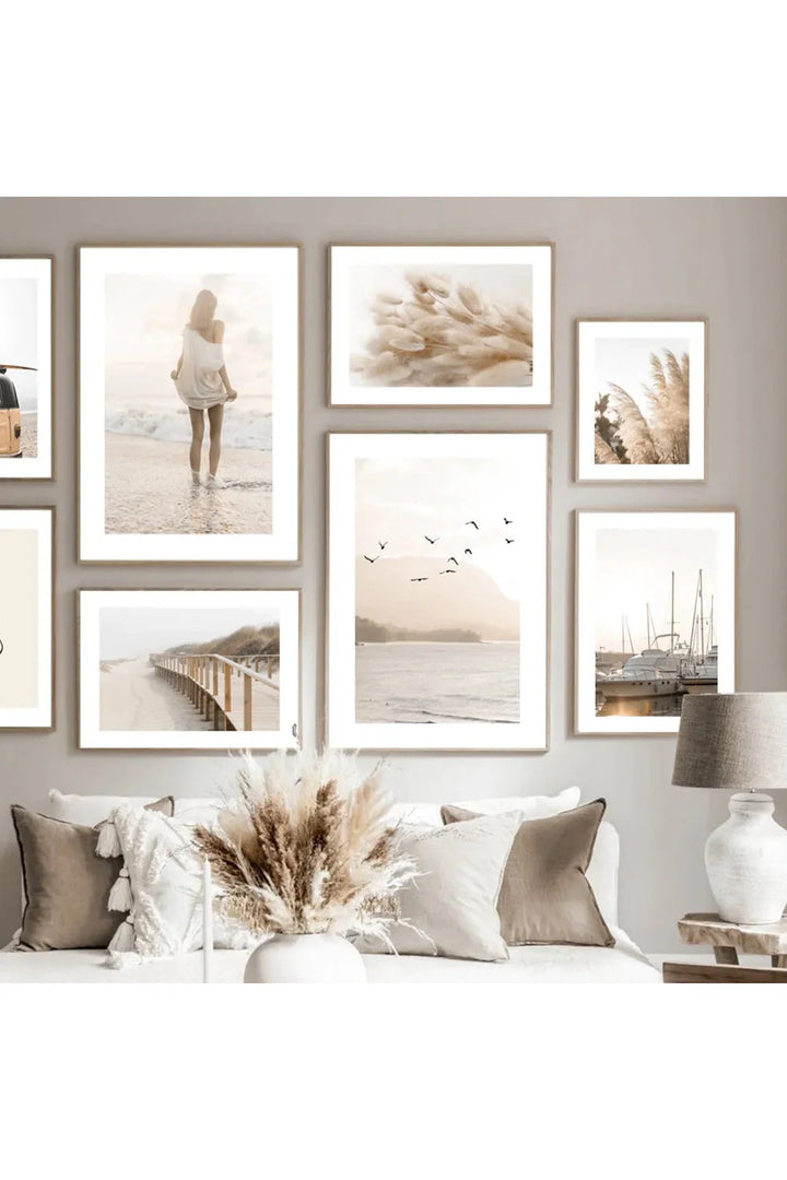 Lisslune | Surf & Travel Canvas Poster