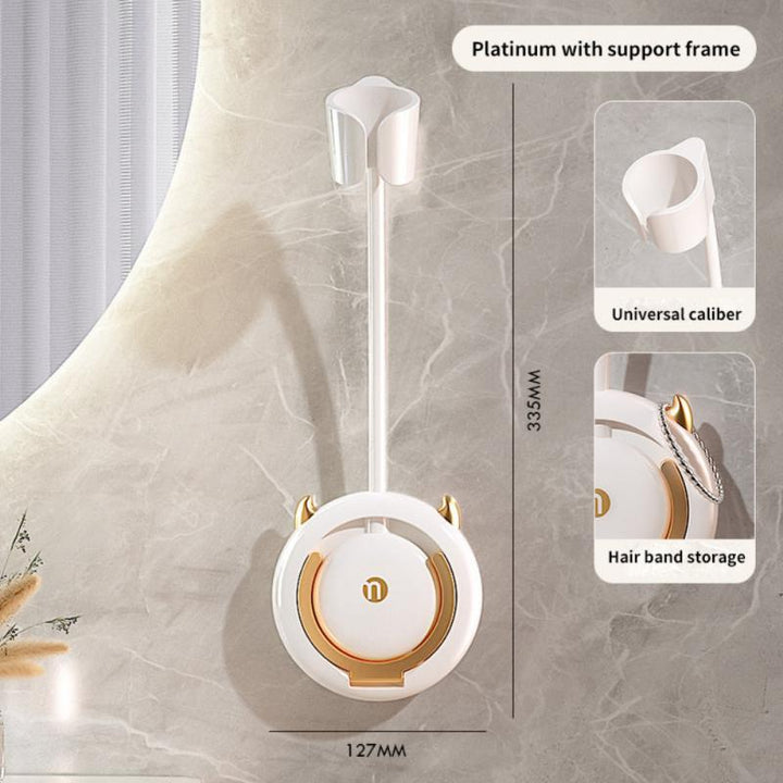 Lisslune | Mounted Universal Self-Adhesive Hair Dryer Holder