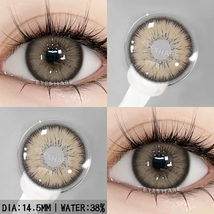 Rynx | 1 pair natural color contact lenses for eyes blue eye colors brown lens gray eye lenses annual green eye contact lens