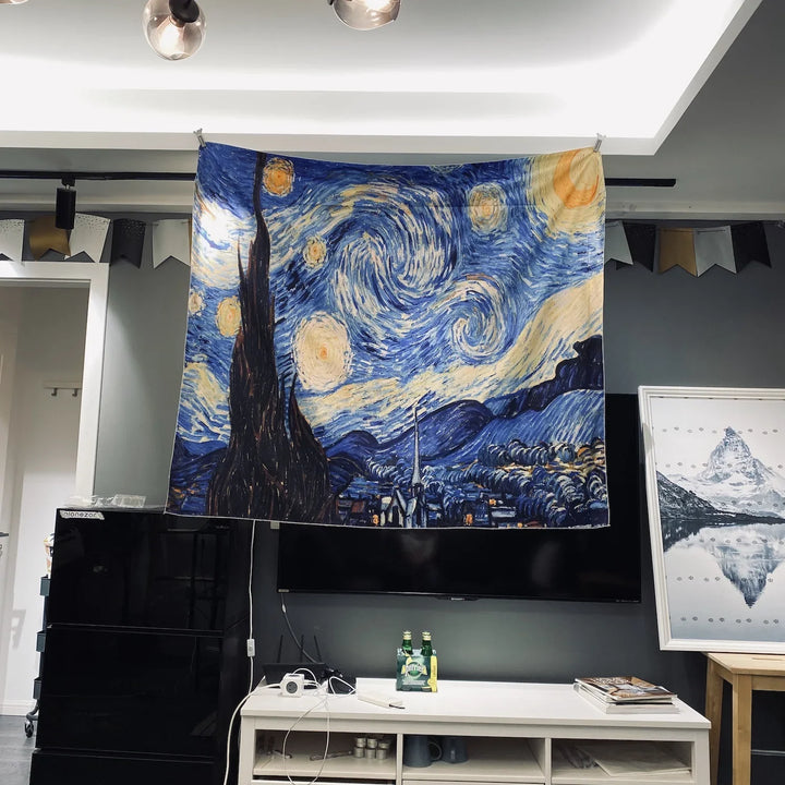 Lisslune | Pop Art Mona Graffiti Wall Tapestry