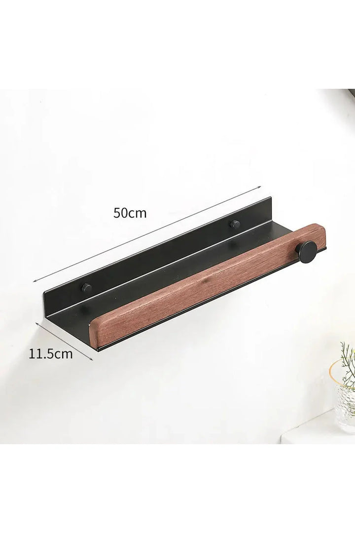 Lisslune | Wood Accent Wall Shelf