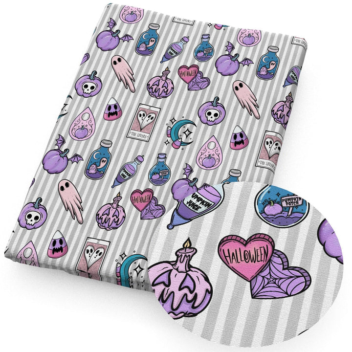 Lisslune | Spookingly stylish lychee pattern waterproof artificial leather craft sheets for Halloween projects