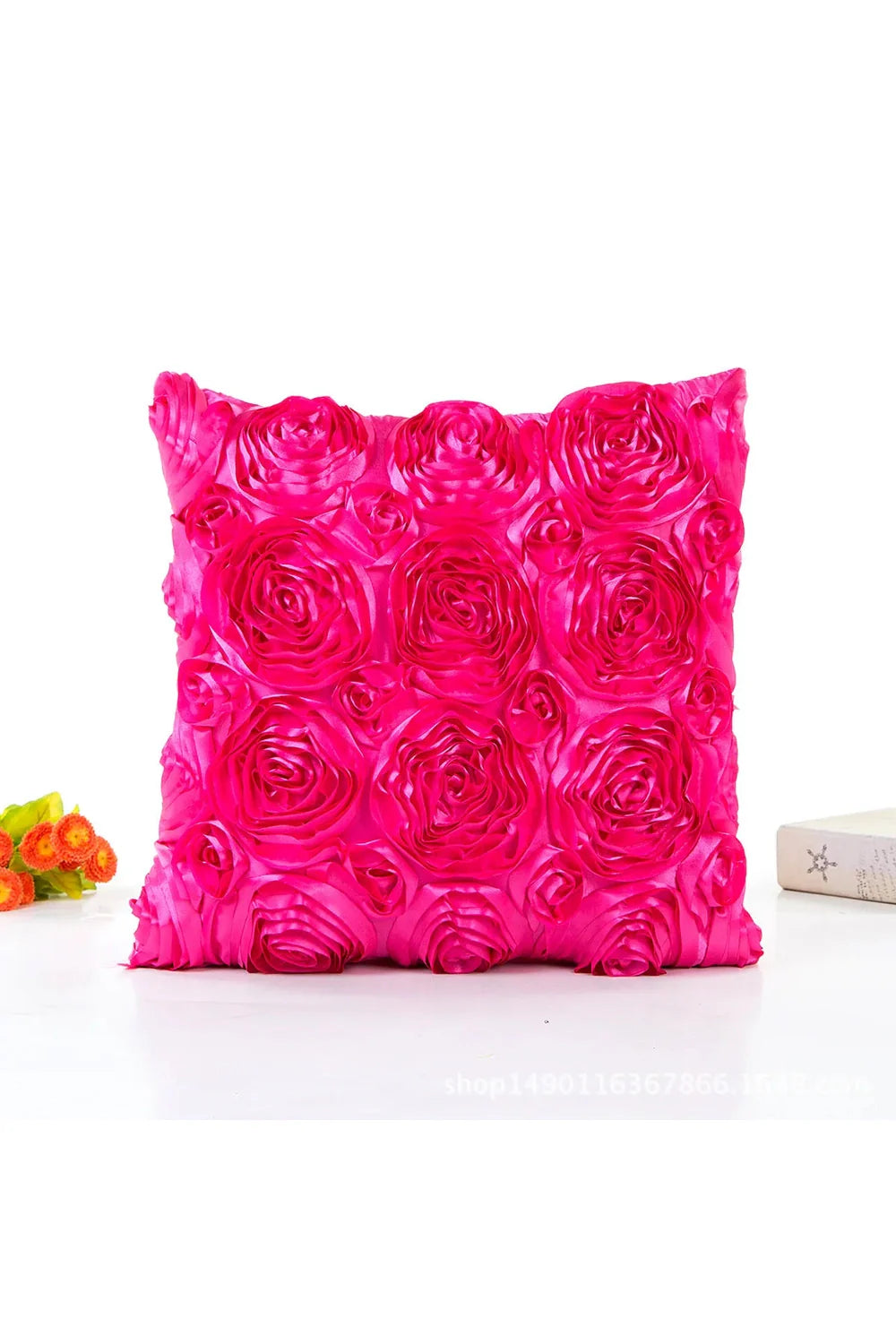 Lisslune | 3D Rose pillow cover