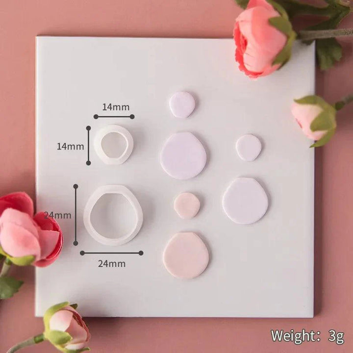 Lisslune | Geometric Elegance Polymer Clay Cutting Tools - Essential for Creative Makers