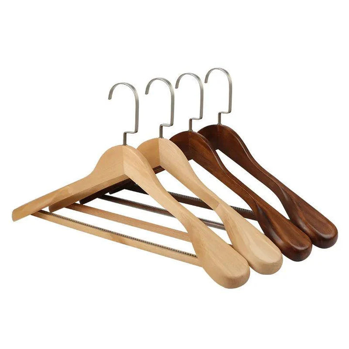 Lisslune | Elegant wooden hangers made of solid wood - Premium clothing storage solution