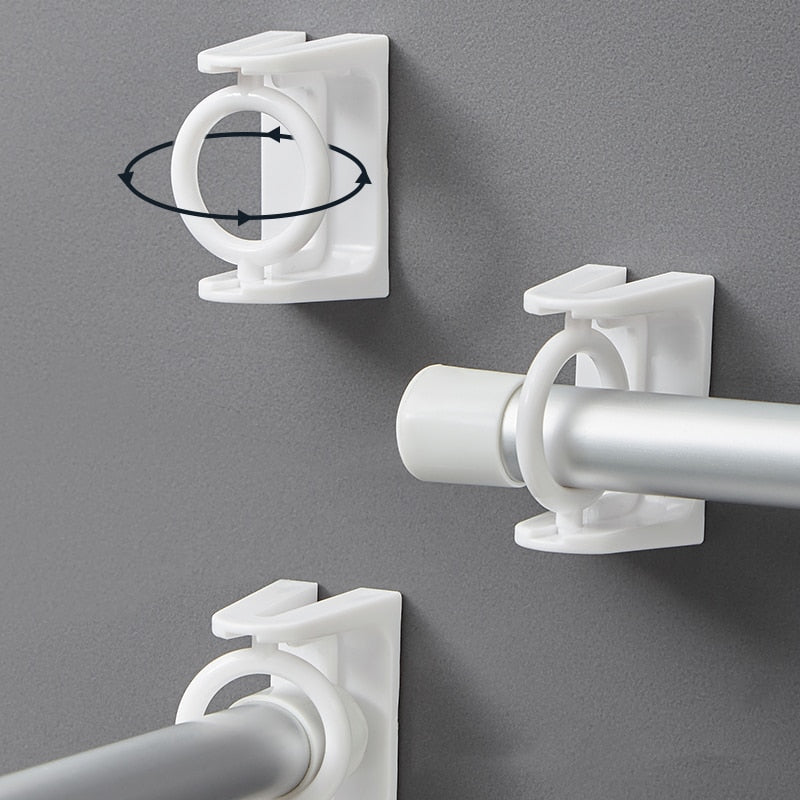 Lisslune | Punch-Free Handy Hook Adjustable Rod Holder