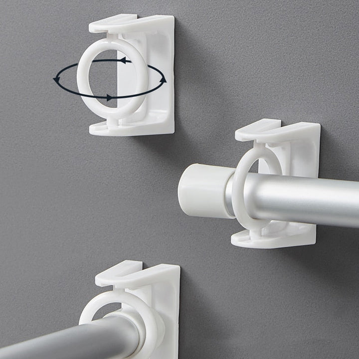 Lisslune | Punch-Free Handy Hook Adjustable Rod Holder