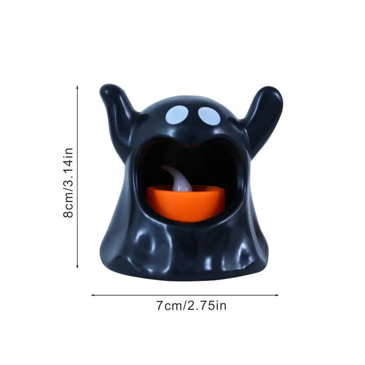 Rynx | Halloween Ghost Lamp with LED Flameless Candles Decorative Halloween Party Ghost Horror Atmosphere Props Deco
