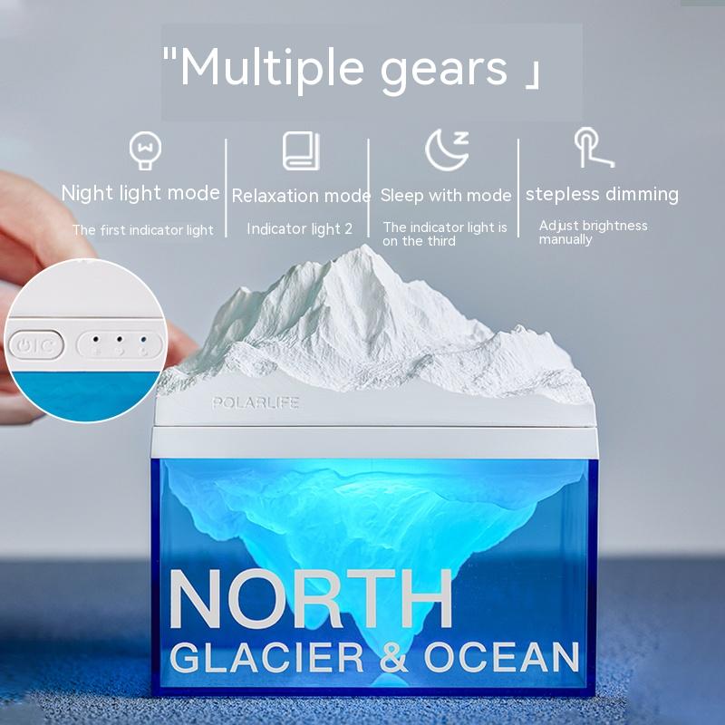 Lisslune | Iceberg Aromatherapy Bluetooth Speaker Night Lamp