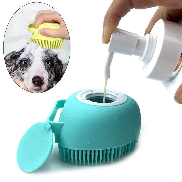 Lisslune | DOGEASE – Shower massage brush with shampoo dispenser for relaxed dog care
