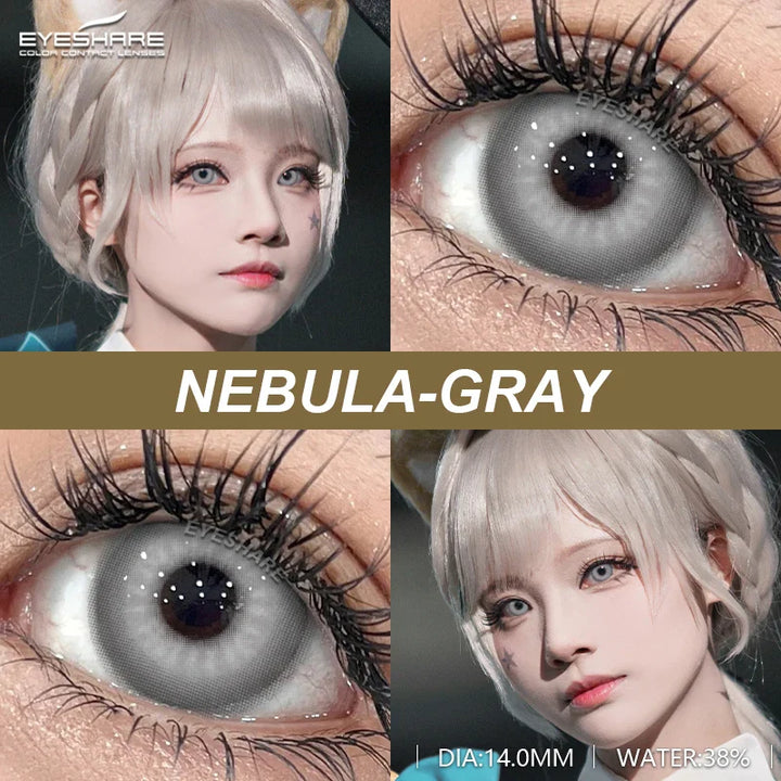Rynx | 2 Piece Set Cosplay Contact Lenses for Eyes Anime Colored Contact Lenses Blue Contact Halloween Beautiful Pupil Annual Contact Lenses