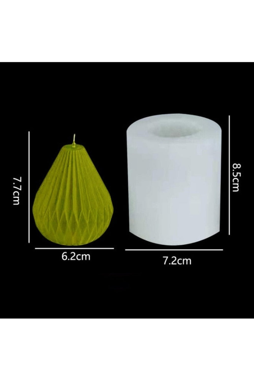 Lisslune | geometric candle shape