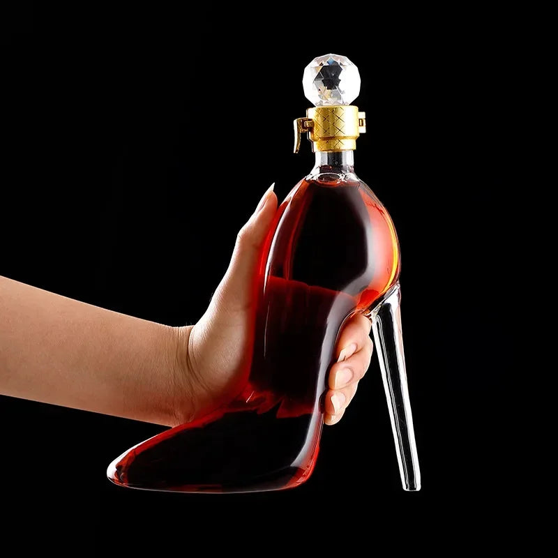 Lisslune | High Heel Fancy Glass Wine Decanter