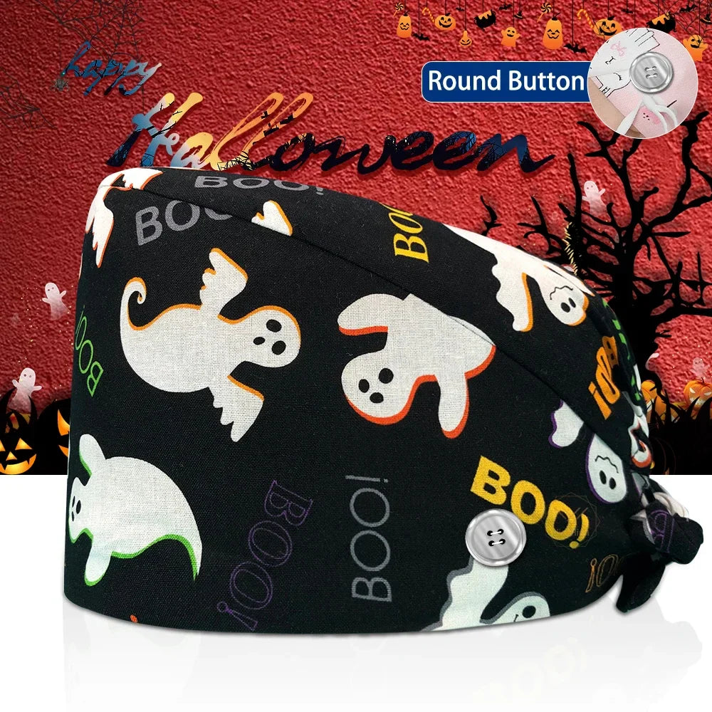 Lisslune | Surgical Skull Print Apron with Adjustable Design and Button