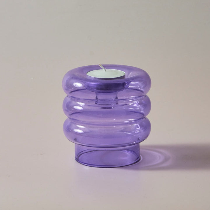 Lisslune | Dual Glass Spiral Candle Holder