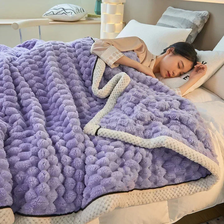 Lisslune | TurtleVelvet | Autumn Flannel Blanket