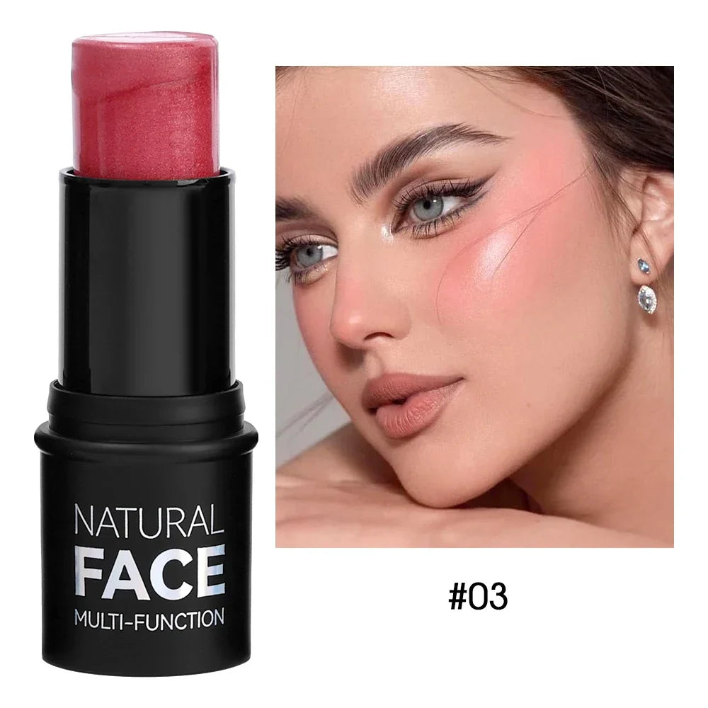 Rynx | Face Contouring Bronzer Highlighter Multifunctional Waterproof Blush Cream Long-lasting Brightening Contouring Shadow Makeup