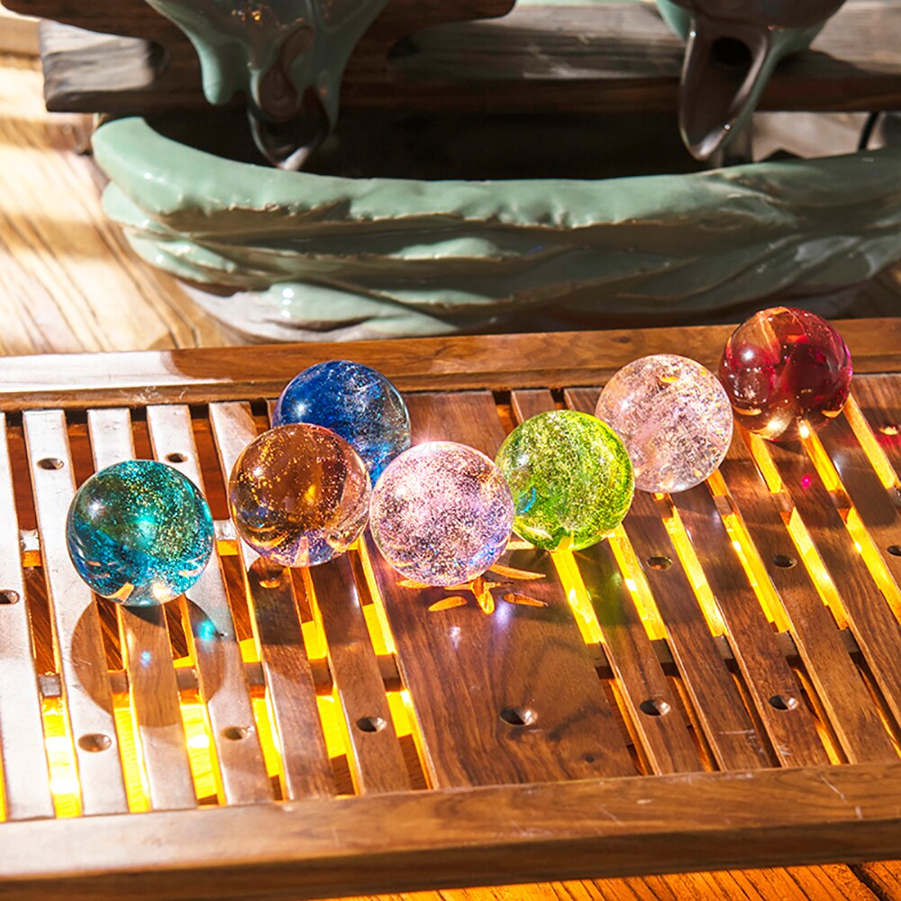Lisslune | Colorful Luminous Galaxy Crystal Table Set