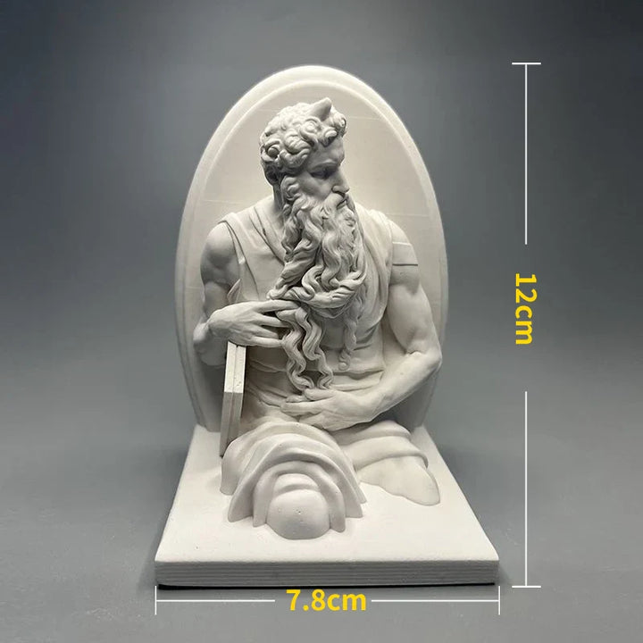 Lisslune | Nordic INS Style Character Plaster Statue DIY Painted Sketch Photography Props Table Decorations Home Art Plaster Decoration