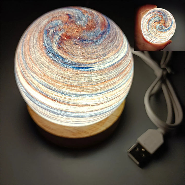 Lisslune | 3D Crystal Planets Atmosphere Night Lamp