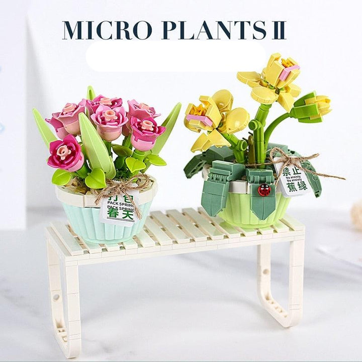 Lisslune | Elegance in Bloom: Premium Bonsai Building Set