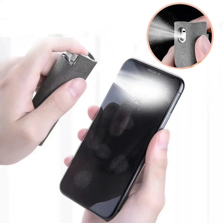 Lisslune | 2-in-1 screen cleaning spray device with microfiber sponge
