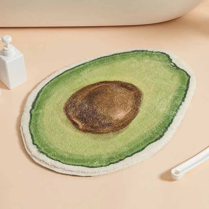 Rynx | Sweet Print Fruit Bathroom Mat Cartoon Bathroom Mat Bedside Rug Soft Living Room Rug Area Floor Cushion Kawaii Home Decor