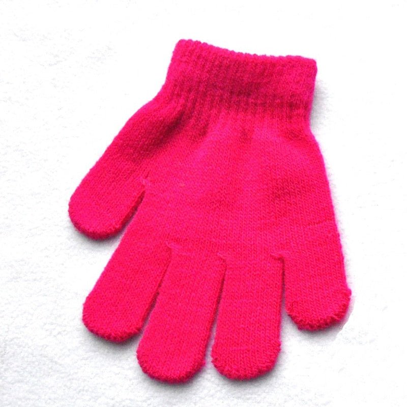Lisslune | Toddler Wool Gloves with Individual Fingers (3-6 Years)