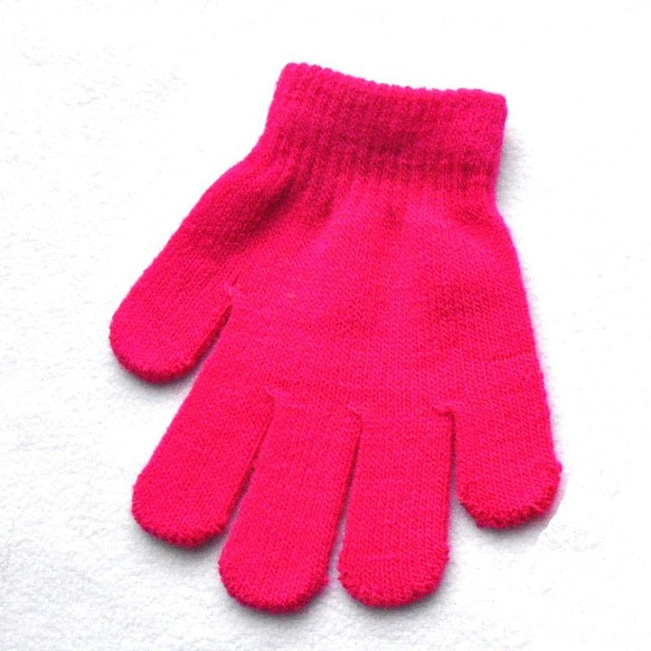 Lisslune | Toddler Wool Gloves with Individual Fingers (3-6 Years)