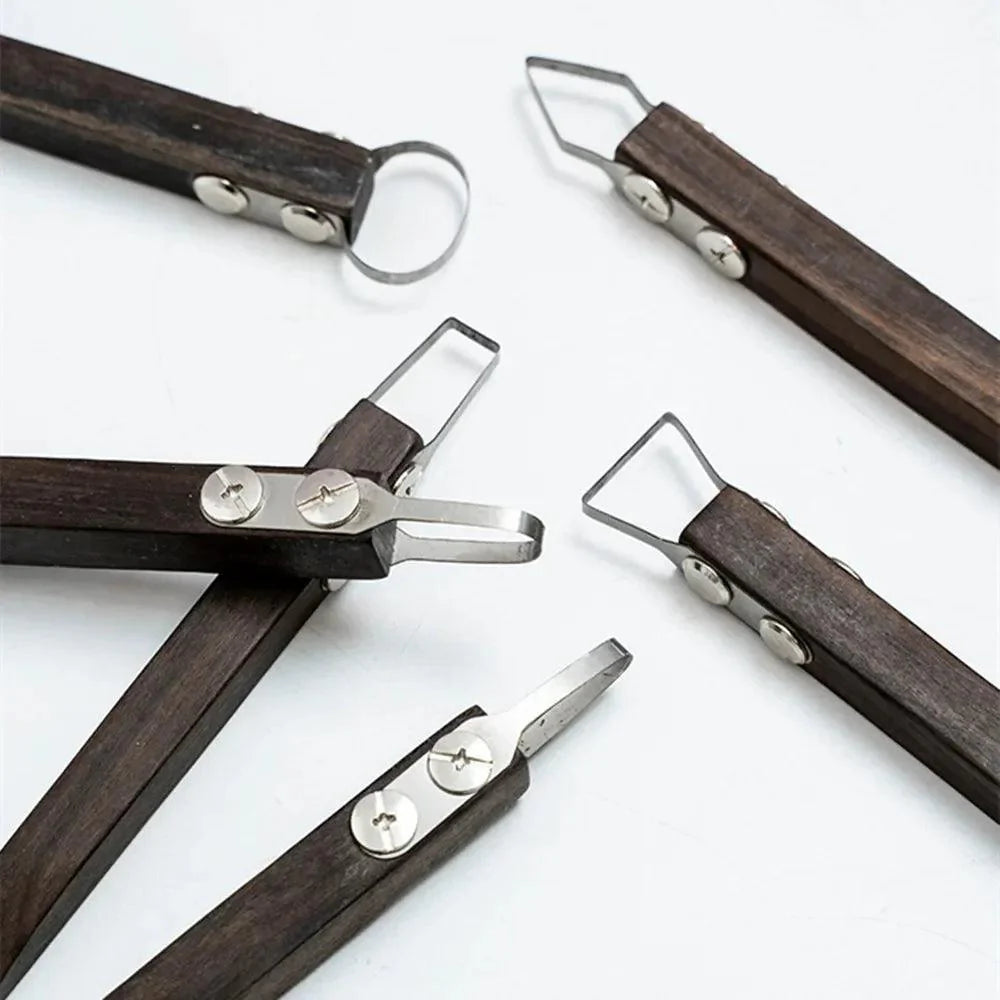 Lisslune | Ceramic Craft Precision Tool Kit: Premium Knives for Artistic Excellence