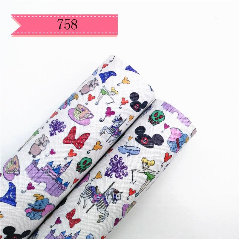 Lisslune | Cartoon-Inspired Synthetic Leather Craft Rolls - Set of 2 - 20x134cm Each