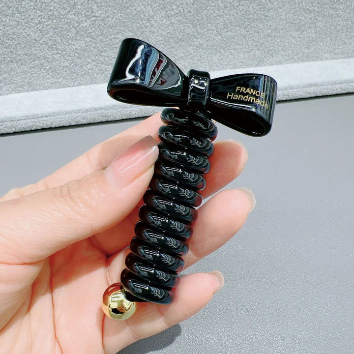 Rynx | Japanese Fashion Style Spiral Hairband Metal Tpu Hair Bands for Girls and Women Hair Accessories