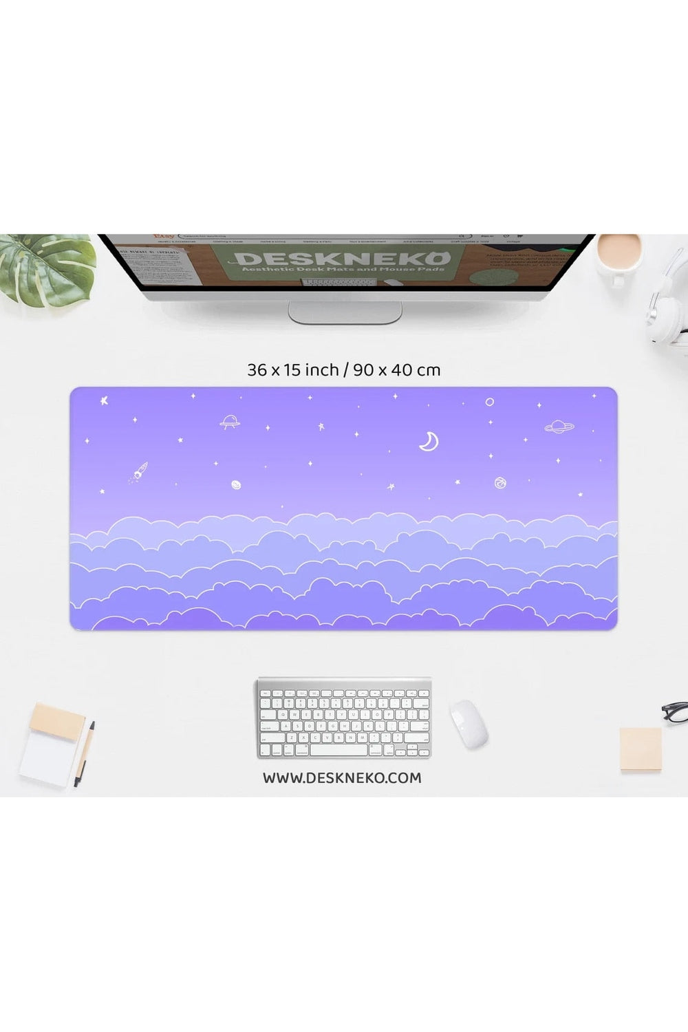 Lisslune | purple desk pad