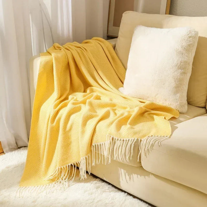 Lisslune | Nordic Stripe Throw Sofa Blanket