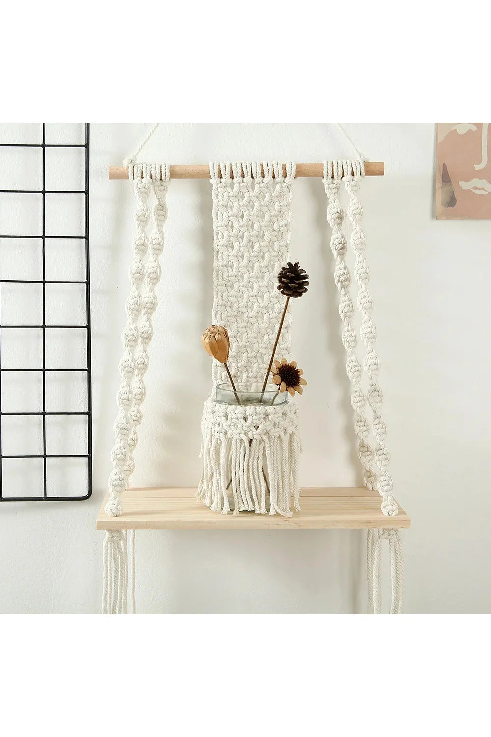 Lisslune | Breeze Macrame Shelves