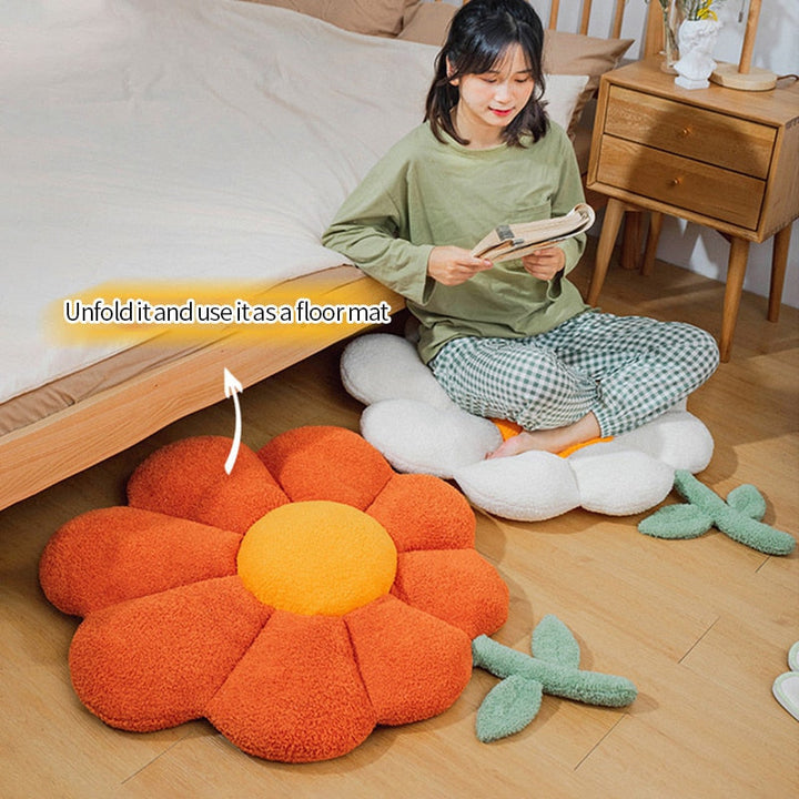 Lisslune | Golden Blossom Sunflower Soft Seat Cushion