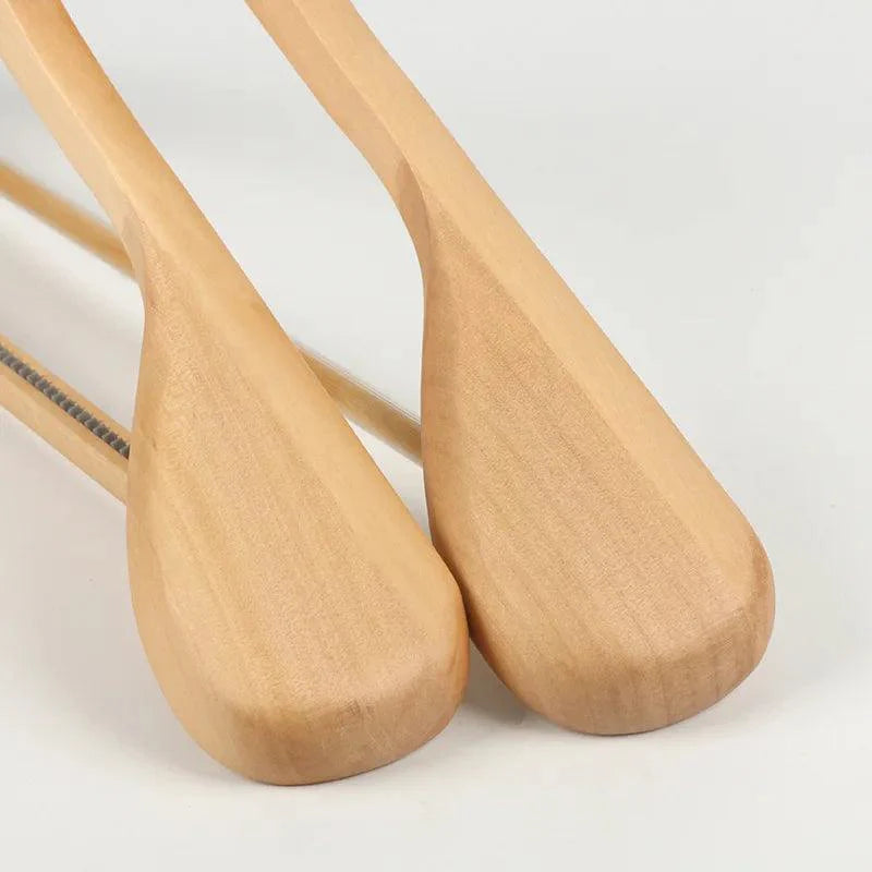 Lisslune | Elegant wooden hangers made of solid wood - Premium clothing storage solution