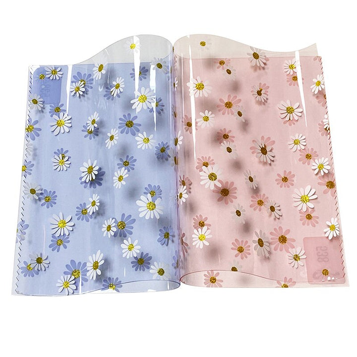 Lisslune | Floral Elegance PVC Craft Film for Creative Home Decor and DIY Projects