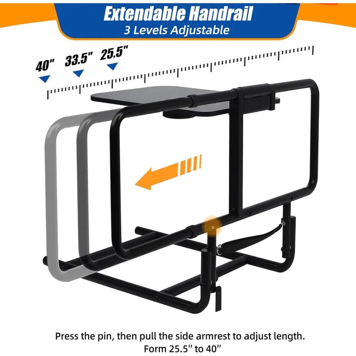 Lisslune | Elderly Bed Safety Rail Folding Table
