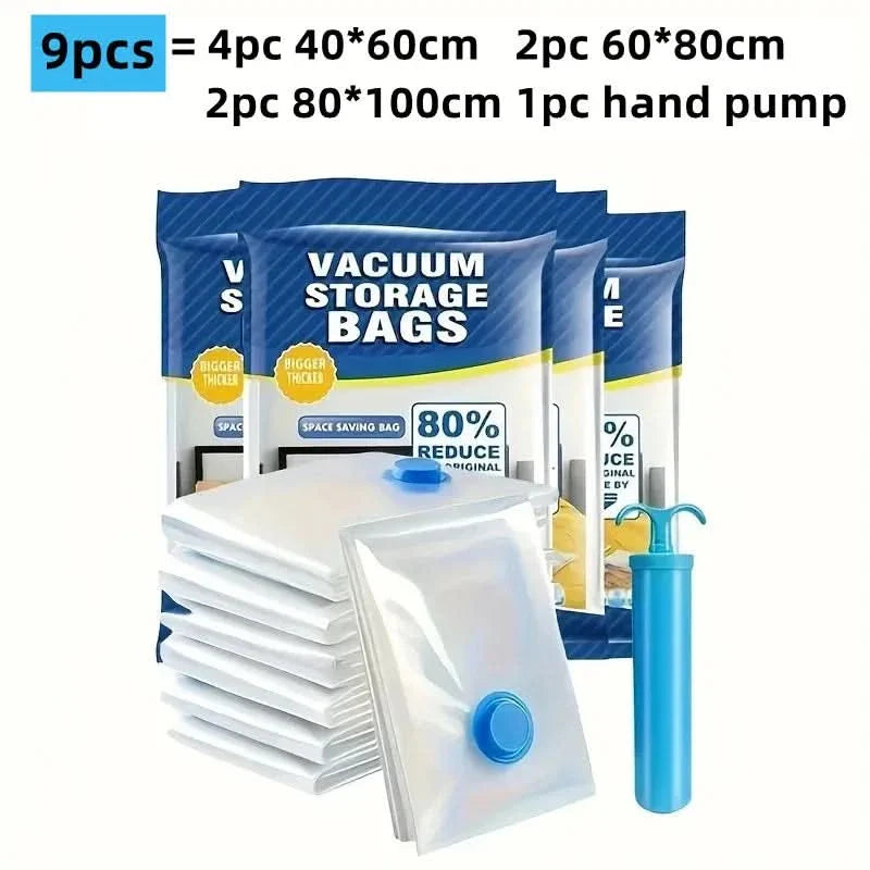 Lisslune | STORAGEPRO VACUUM BAGS – Vacuum compression bags for space-saving storage of clothes & bedding