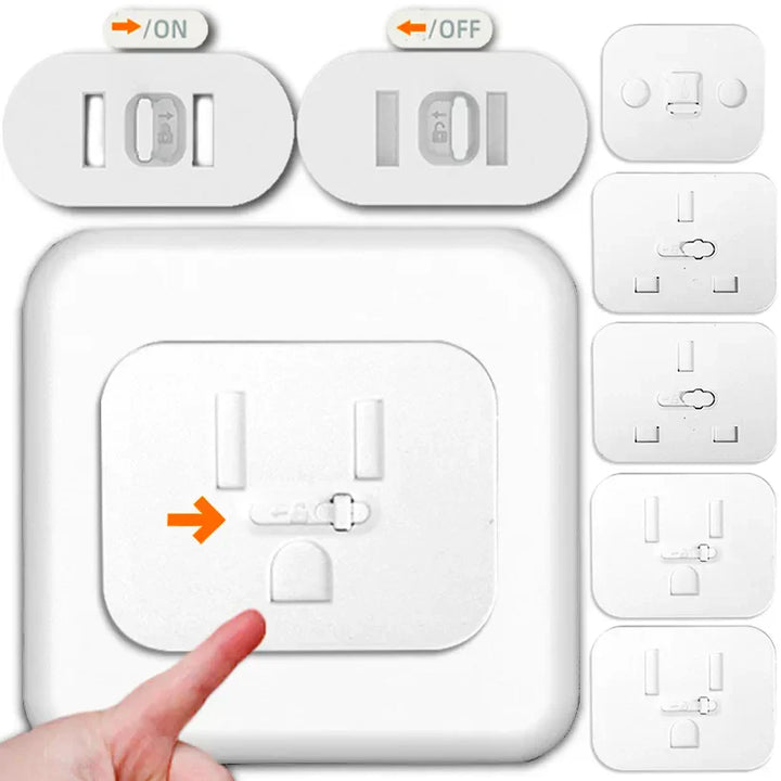 Lisslune | Slide Lock Protective Childproof Power Socket Cover