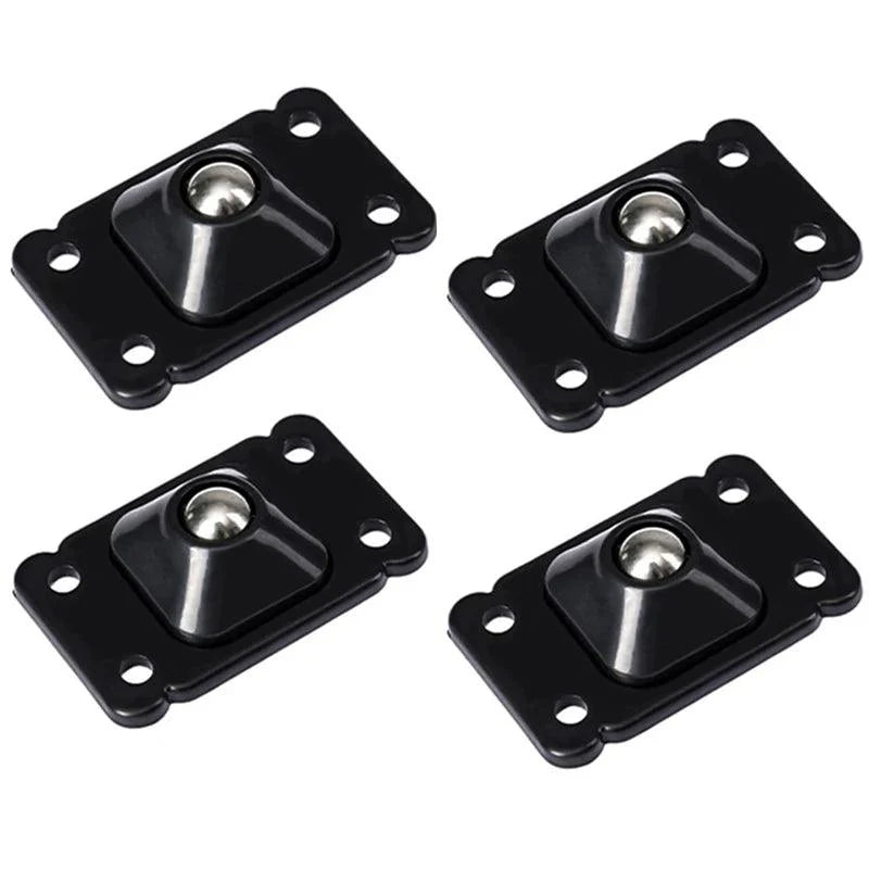 Lisslune | Set of 4 Locking Casters 360° Swivel Wheels for Effortless Movement of Cans and Bins