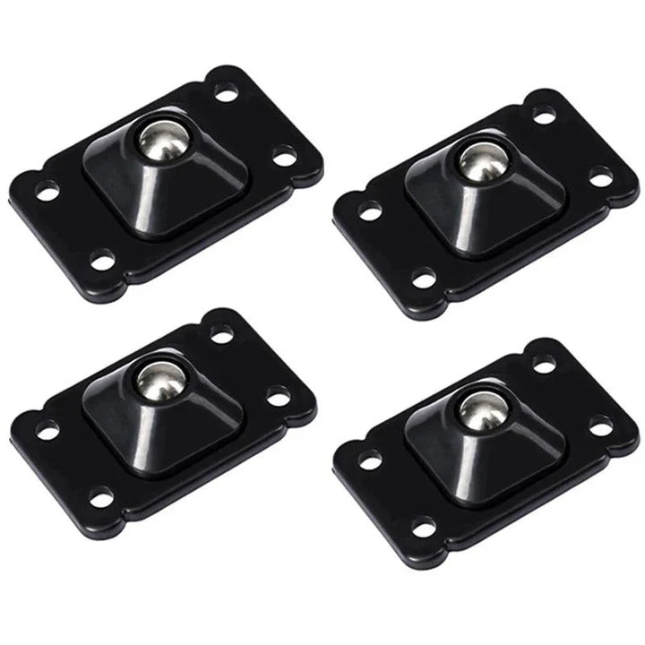 Lisslune | Set of 4 Locking Casters 360° Swivel Wheels for Effortless Movement of Cans and Bins