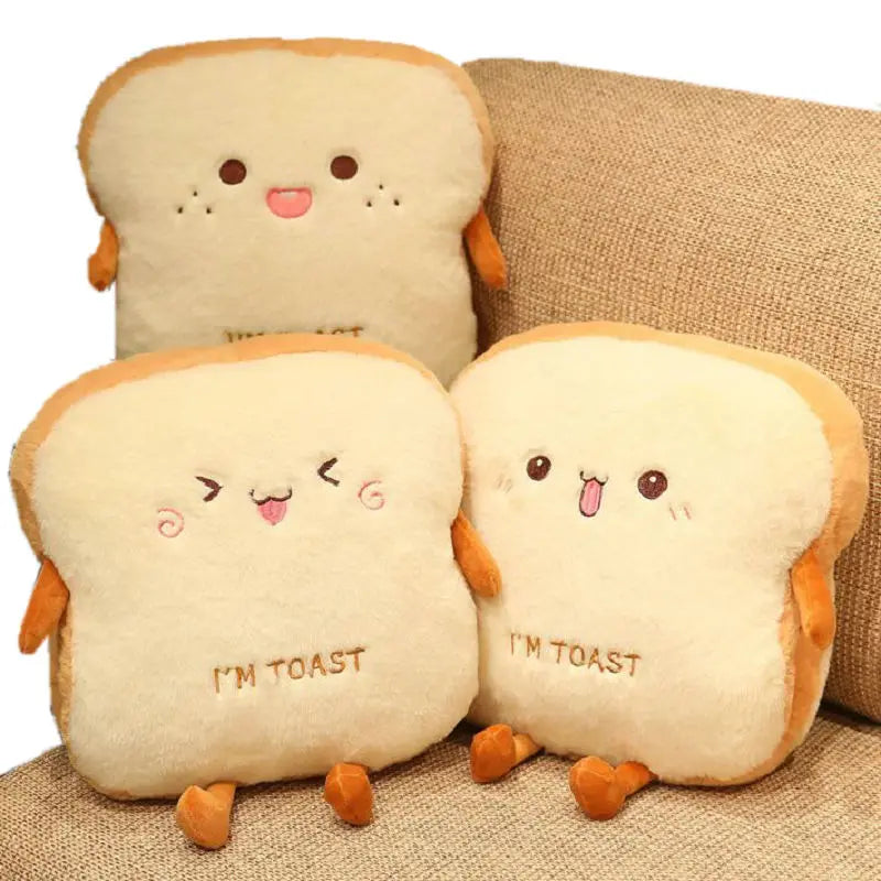 Skorter | Plush Toast Bread Ultra Soft Hand Warmer Pillow