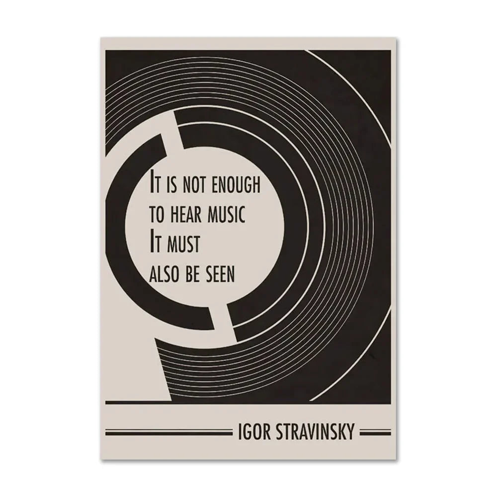 Lisslune | Monochrome Canvas Poster