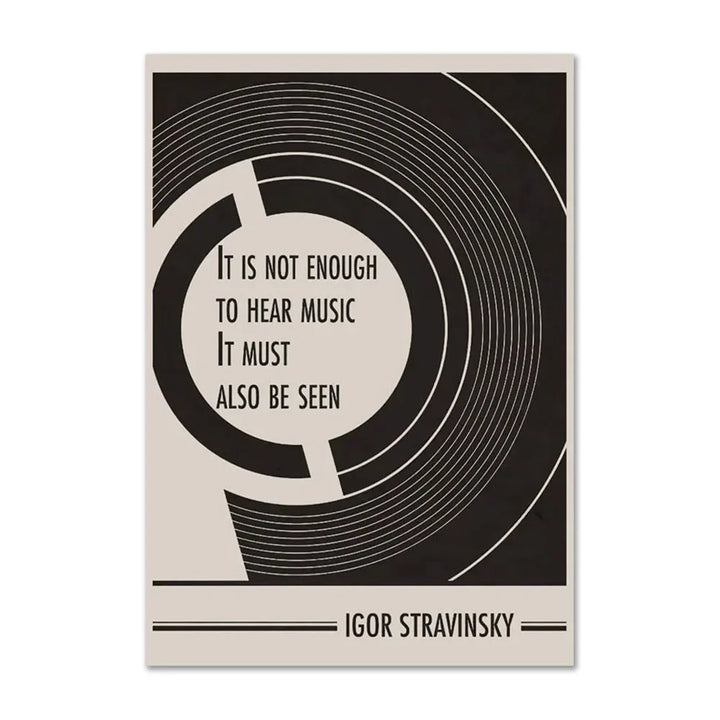 Lisslune | Monochrome Canvas Poster