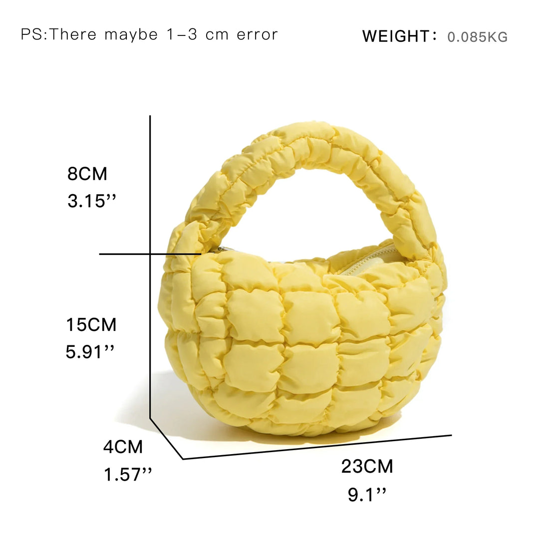 Lisslune | Lively quilted round mini bag