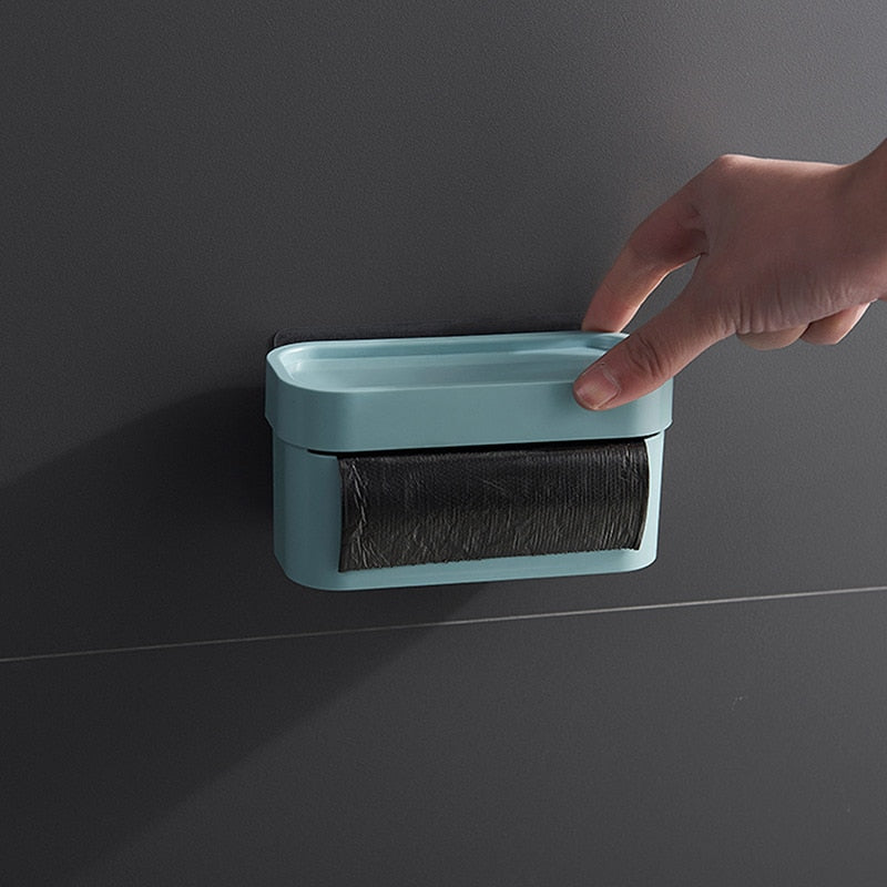 Lisslune | Self-Adhesive Wall Garbage Bag Dispenser